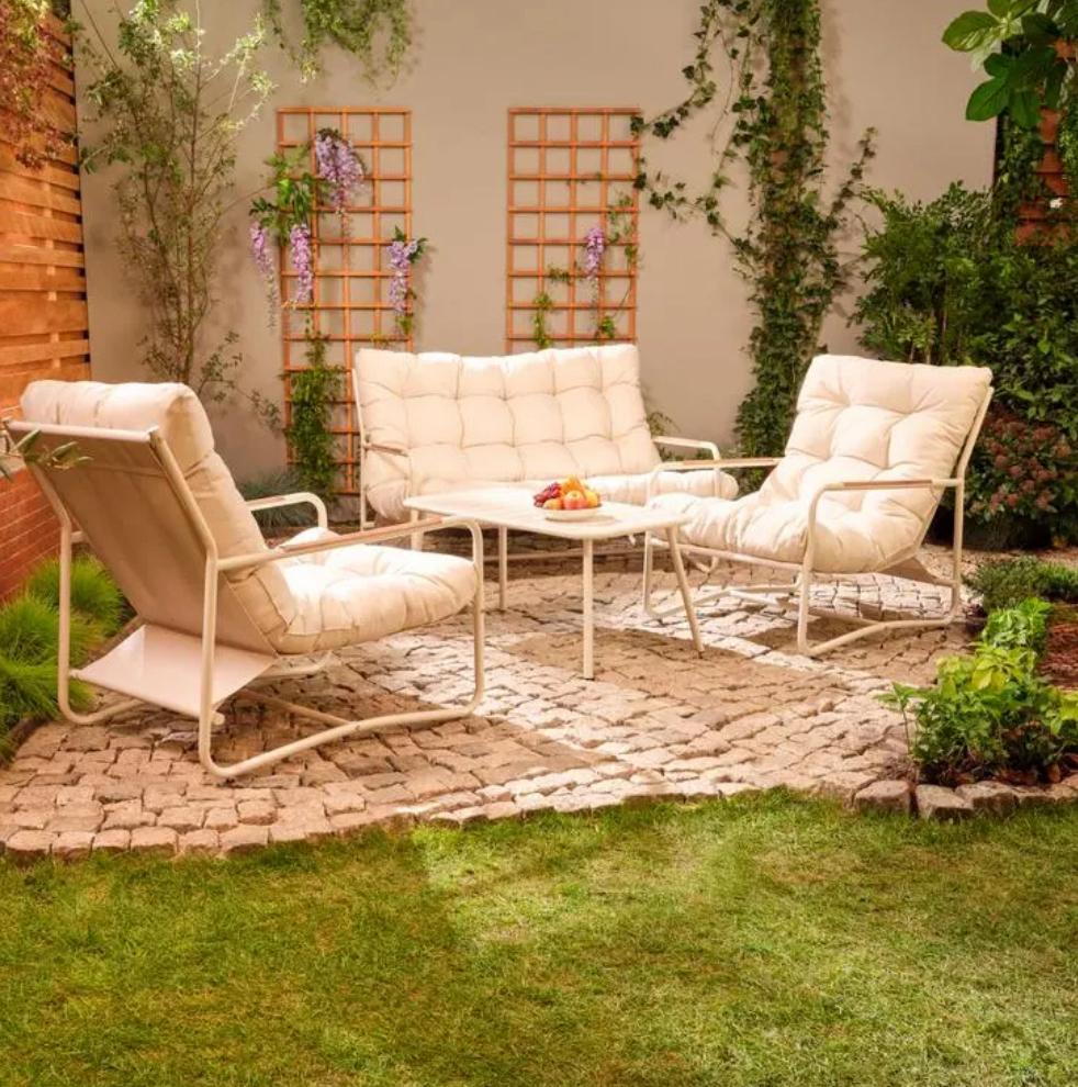 4 delige loungeset nieuw in doos, Ophalen of Verzenden, Zo goed als nieuw