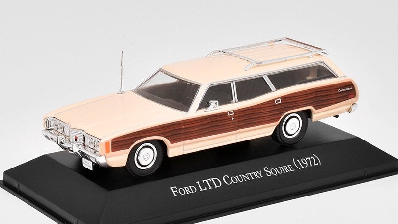 Ford LTD Country Squire 1972 ivory/wood (1:43, De Agostini), Overige merken, Auto, Nieuw, Ophalen of Verzenden