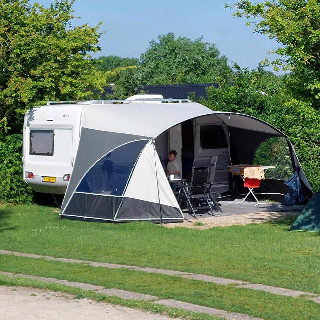 Unico verona boogluifel 10.1 incl. Voorscherm, Ophalen, Gebruikt, Ten Cate All Season 240g/m2, Unico Ventura