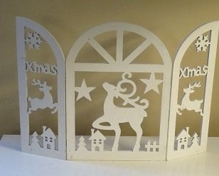 Houten raamdecoratie 122090, Ophalen of Verzenden, Zo goed als nieuw