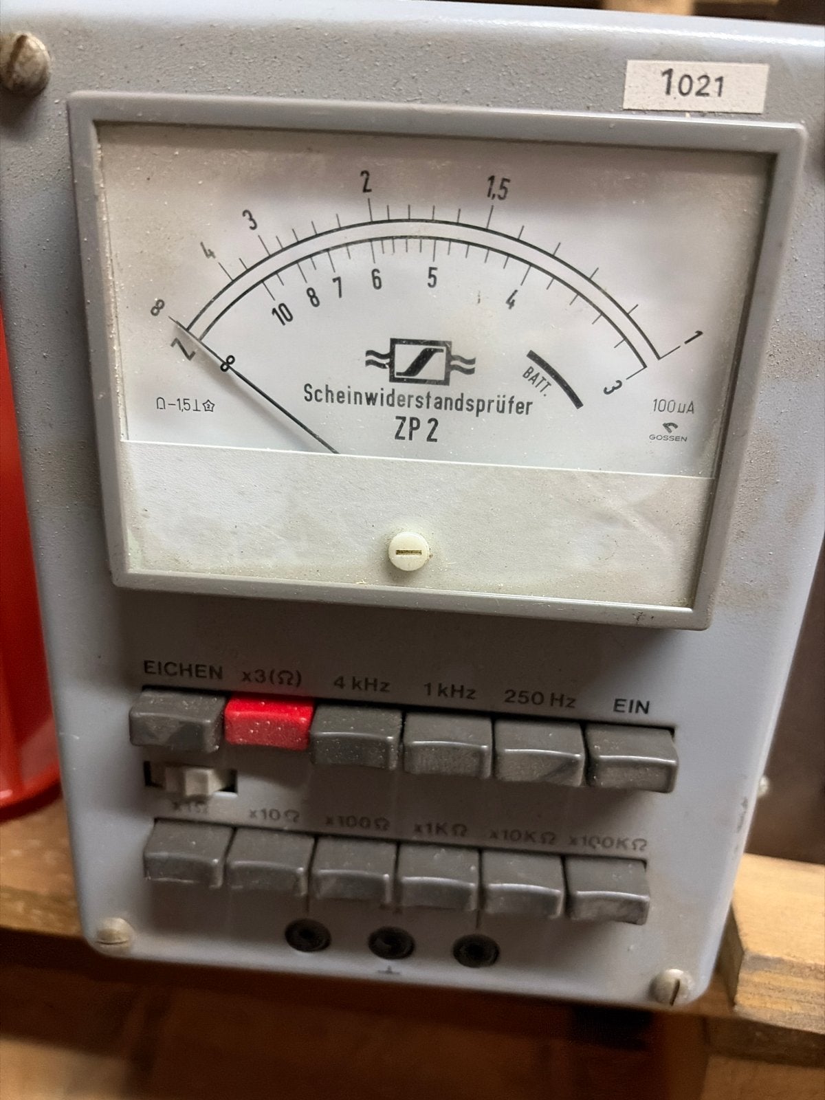 Gossen Scheinwiderstandsprüfer ZP 2 - Impedantiemeter, Doe-het-zelf en Verbouw, Ophalen, B, Gebruikt, Sennheiser