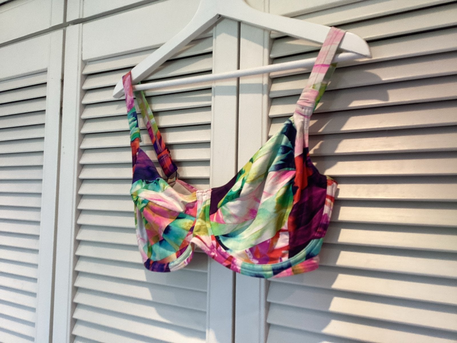 Bikini hesje met beugel, verstelbare bandjes, maat 80E, Ophalen of Verzenden, Zo goed als nieuw, Meerkleurig, Bikini