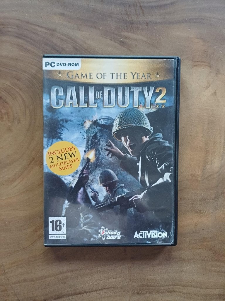 PC DVD-ROM - Call of Duty 2, Spelcomputers en Games, Games | Pc, Vanaf 18 jaar, Shooter, 1 speler, Ophalen of Verzenden
