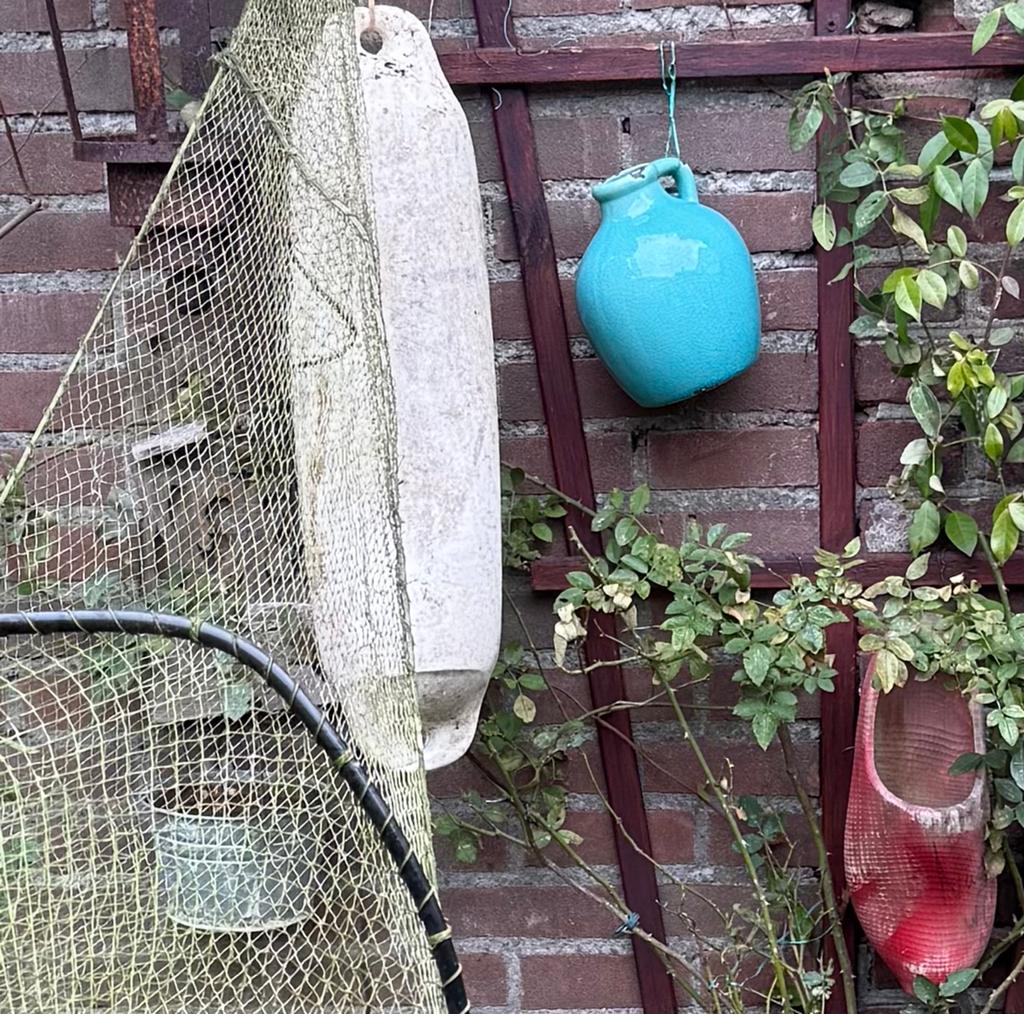 Grote witte rubberen boot boei. Stootboei, Ophalen of Verzenden