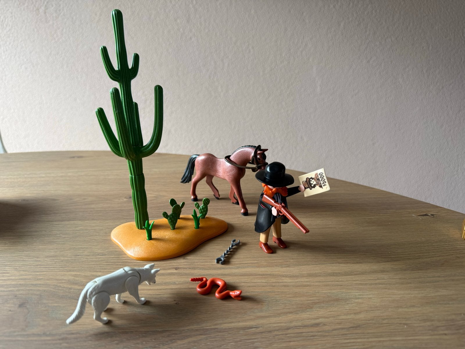 Playmobil Western set met cowboy, paard en accessoires, Ophalen of Verzenden, Zo goed als nieuw