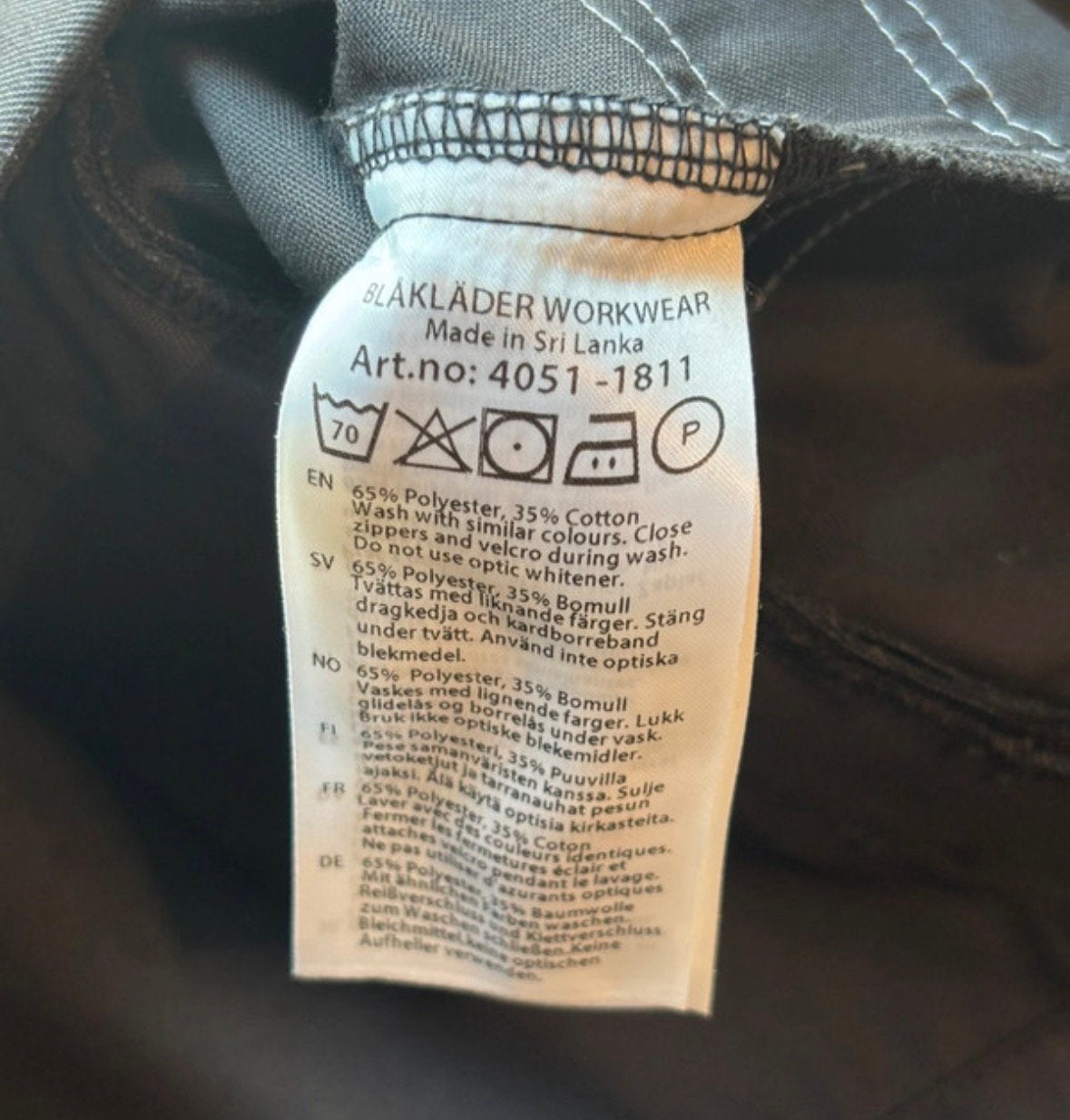 Blåkläder Werkjas Zwart – Maat L – Nieuw met Labels, Marktplaats@werkschoenendeal.nl, Dames, Ophalen of Verzenden, Blaklader
