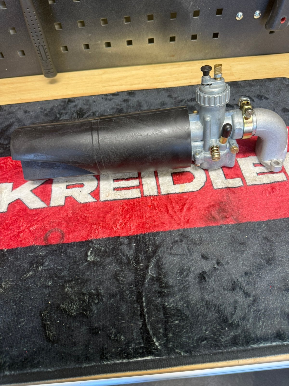 20mm carburateur kreidler met spruitstuk en lucht vilter, Fietsen en Brommers, Ophalen of Verzenden, Nieuw, Carburateur