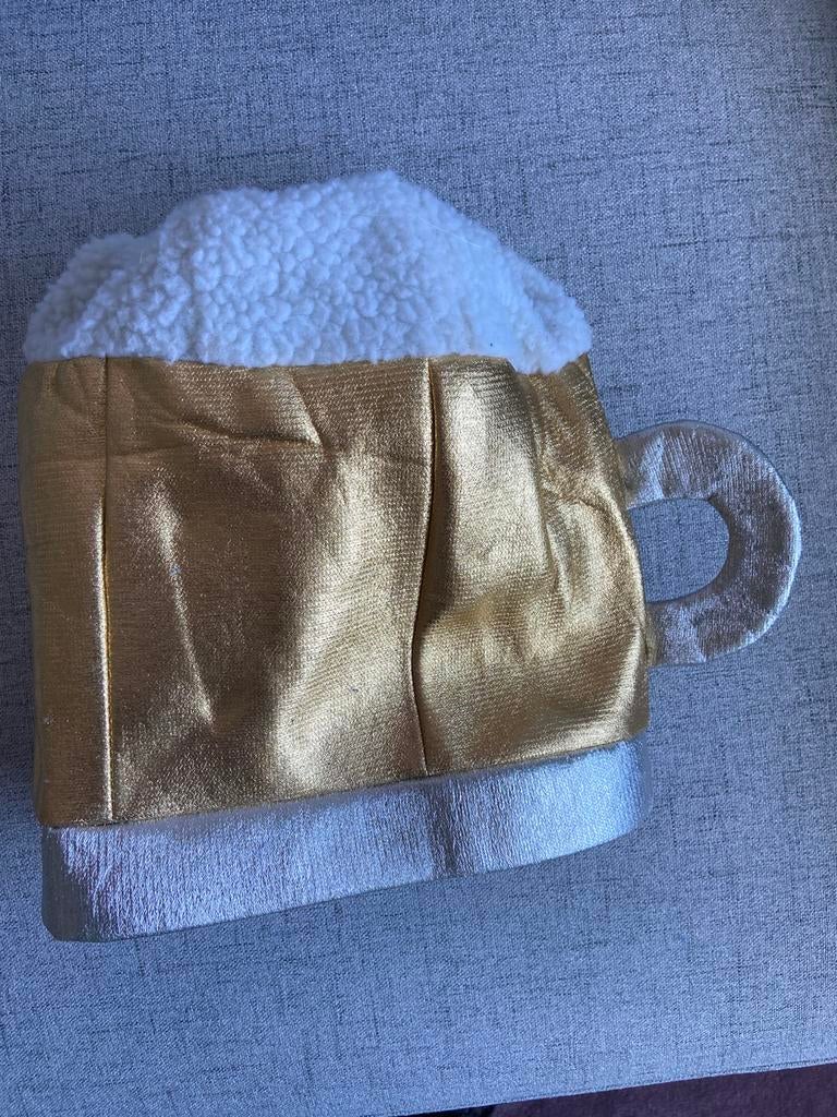 Prins pils hoed goudkleurig 48, Ophalen of Verzenden, Zo goed als nieuw, 58 cm (L, 7¼ inch) of meer, Hoed