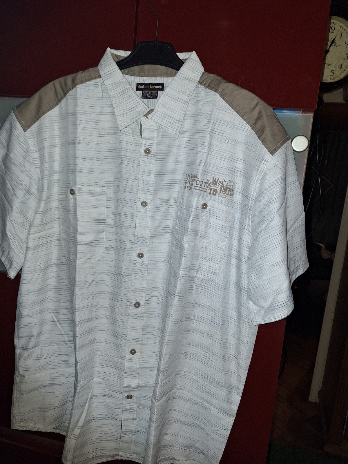 Atlas formen herenoverhemd, Kleding | Heren, Overhemden, Ophalen of Verzenden, Nieuw, Wit, Overige halswijdtes