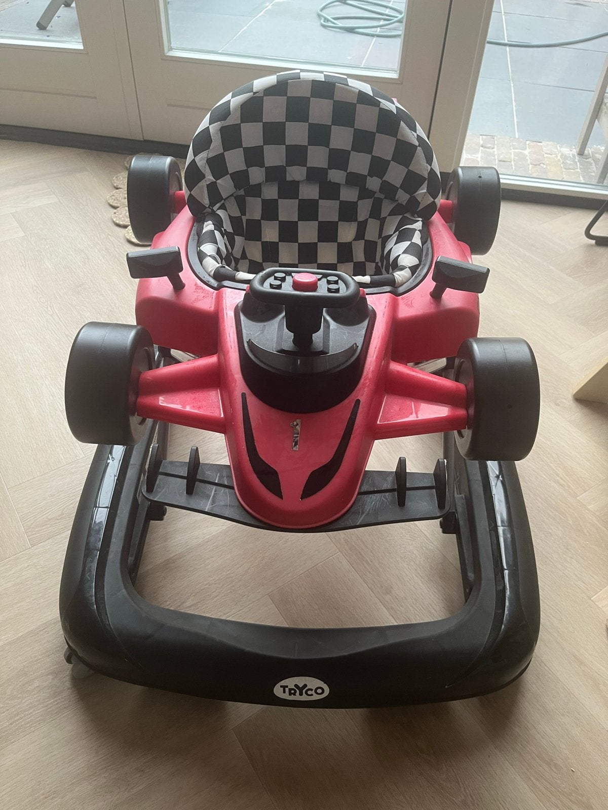 Tryco F1 Racer Rood 2-in-1 Loopstoel en Loopwagen, Ophalen, Zo goed als nieuw, Jongen of Meisje