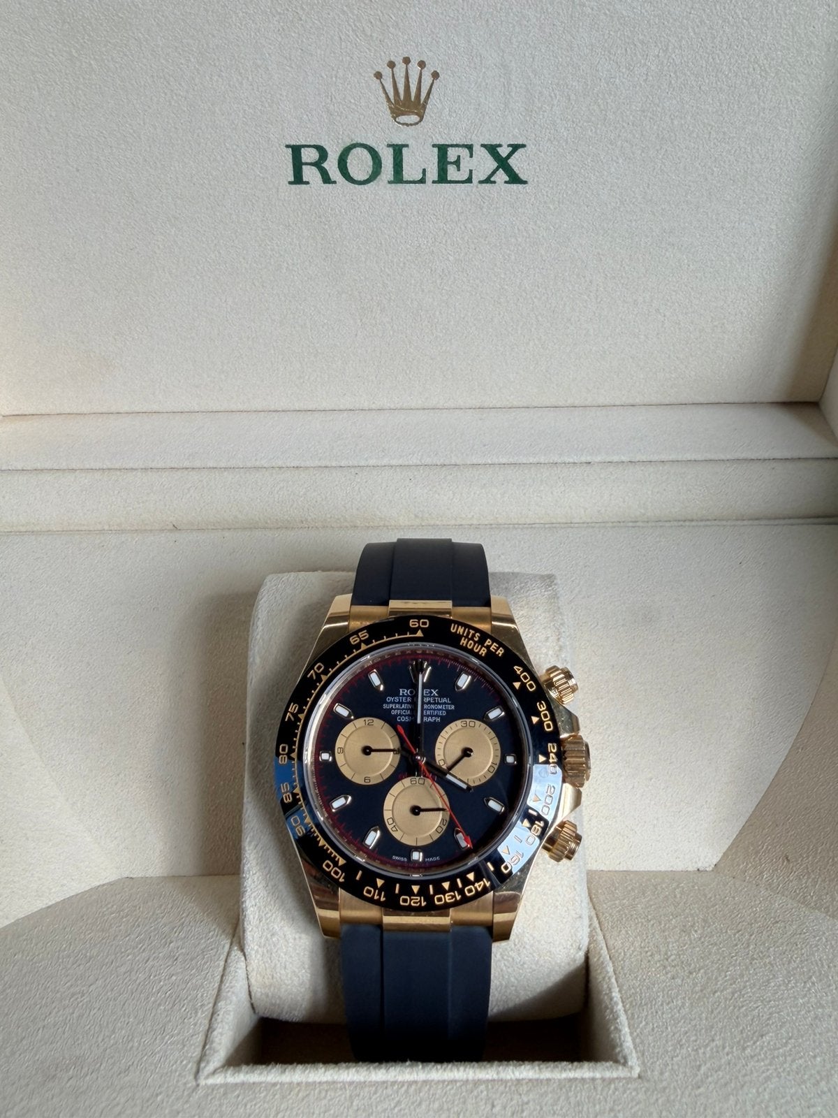 Rolex Daytona  “Paul Newman” 116518LN Pre owned, Ophalen, Rolex, Polshorloge, Overige materialen