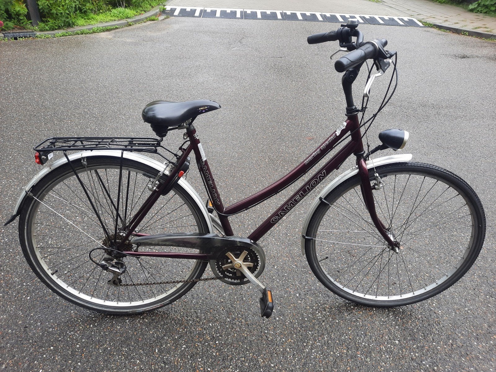 damessportfiets 28"/53cm 15 versn. (NETTE STAAT), 28 inch, 10 tot 15 versnellingen, Velgrem, Ophalen