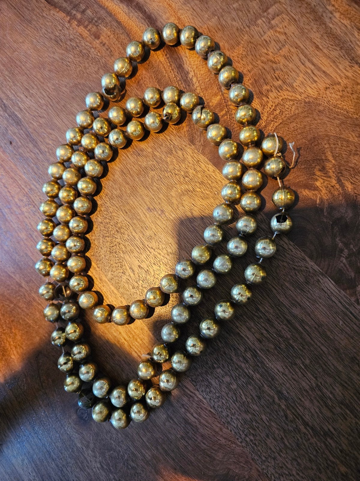 oude kerst kralenketting glas, Ophalen of Verzenden, Gebruikt