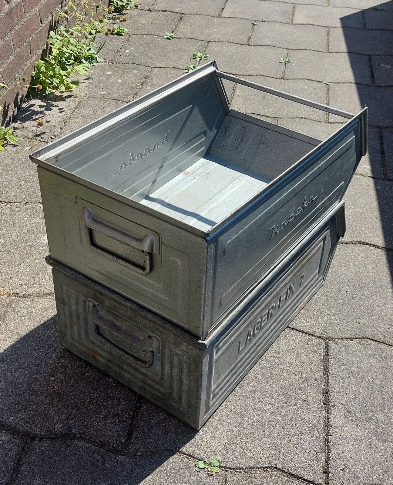 Industriële magazijnbakken - Schäfer en Haceka, Ophalen, Minder dan 50 cm