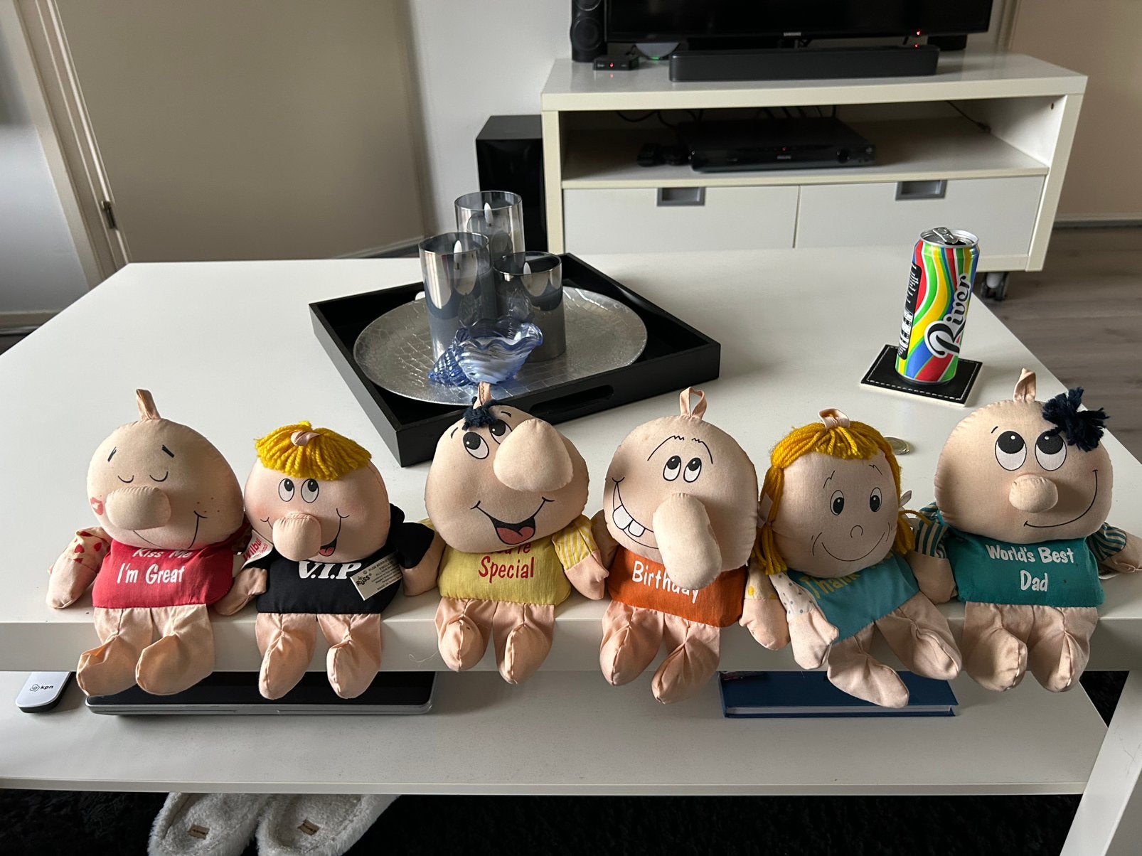 6 Vintage wilbur and friends poppetjes uit de jaren 80/90, Ophalen of Verzenden, Overige typen