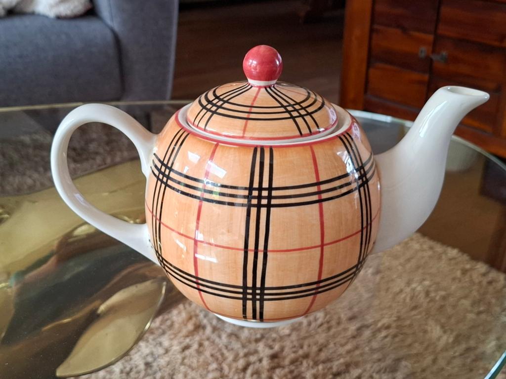 Vintage Burberry Theepot Vic's, Ophalen of Verzenden