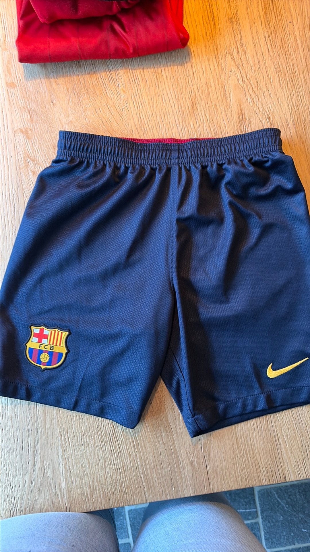 Nike FCB Barcelona voetbalbroekje mqat 128-134, Maat XS of kleiner, Ophalen of Verzenden, Zo goed als nieuw, Shirt