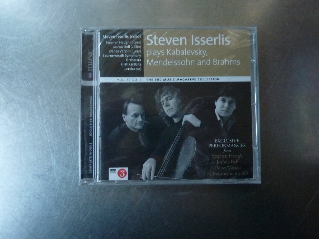 Steven Isserlis - Plays Kabalevsky, Mendelssohn, Brahms NEW, Ophalen of Verzenden, Nieuw in verpakking, Album, Overige typen