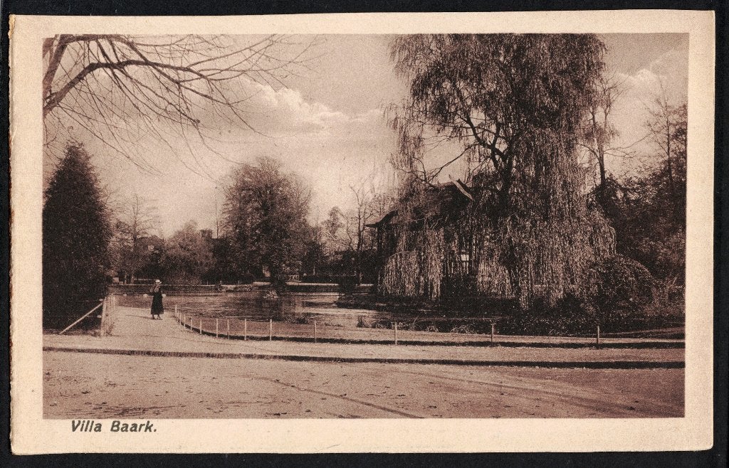 Velp villapark Overbeek, Muziektent, Villa Baark., Ophalen of Verzenden, 1920 tot 1940, Ongelopen, Gelderland