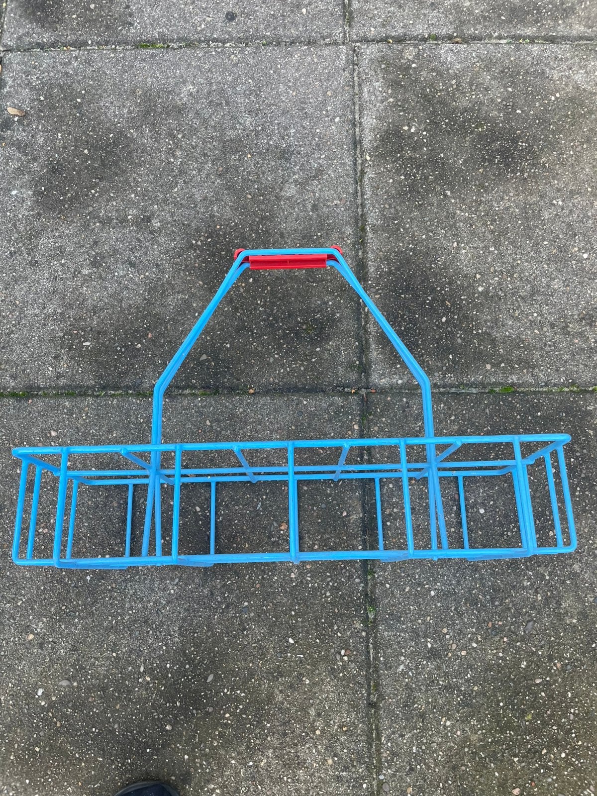 Vintage van Grieken  flessendrager voor 10 melkflessen, Ophalen, Huis en Inrichting