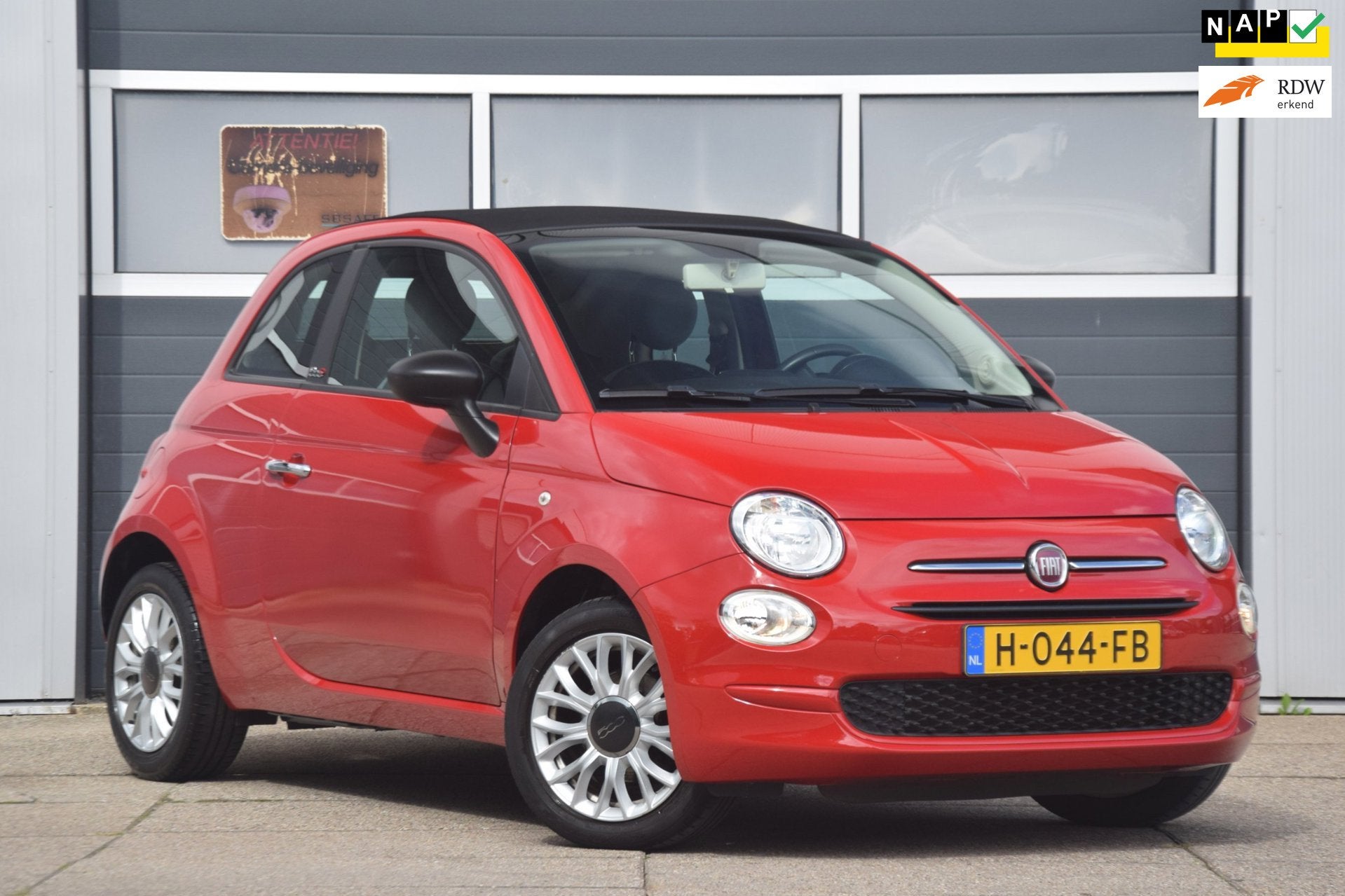 Fiat 500 C 1.2 Young 500c cabrio NL auto ! Nieuwe distributi, Auto's, Voorwielaandrijving, Stof, Gebruikt, 4 cilinders