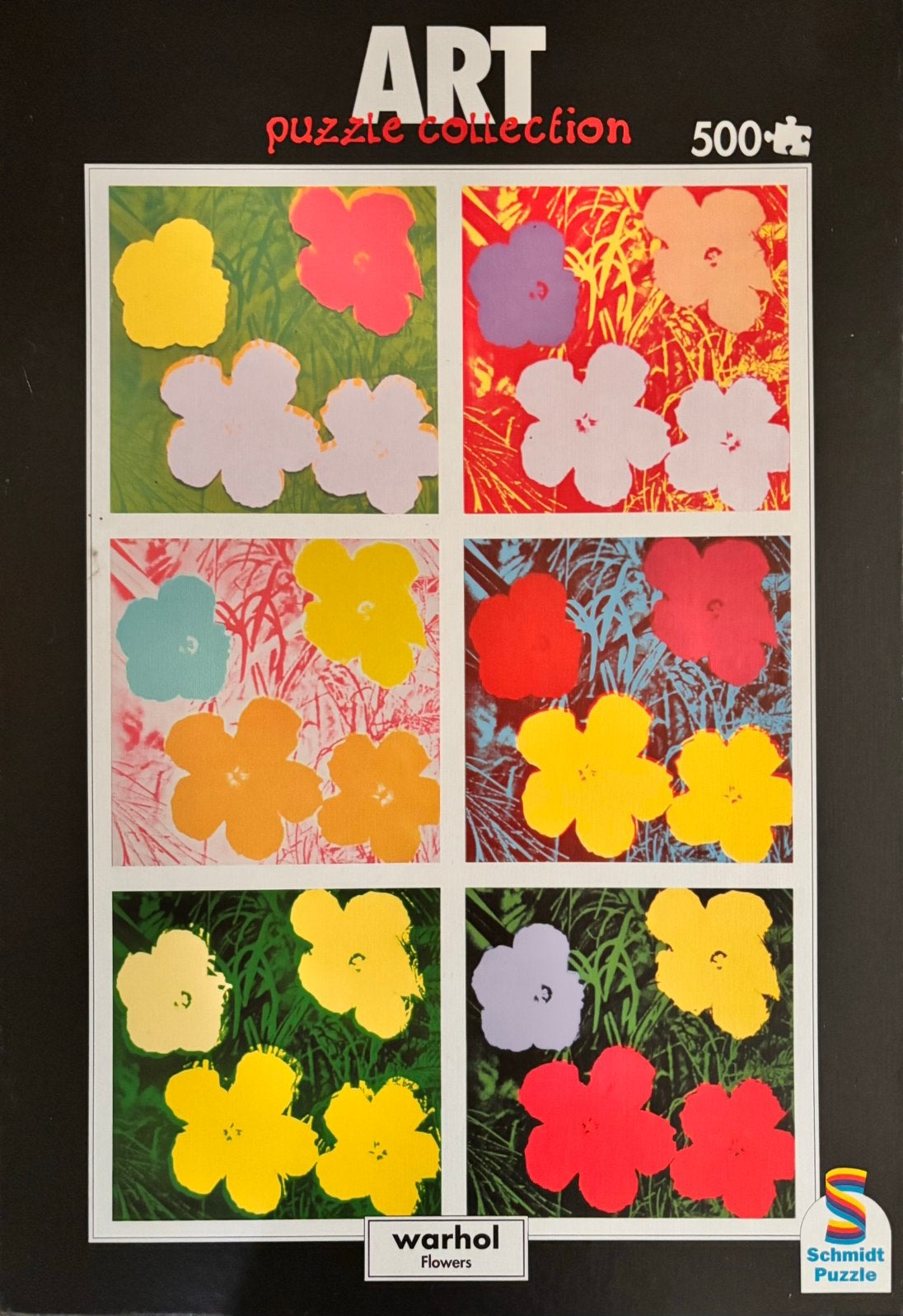 Puzzel Art Collection  “Warhol,  Flowers”, Ophalen of Verzenden, 500 t/m 1500 stukjes, Zo goed als nieuw, Legpuzzel