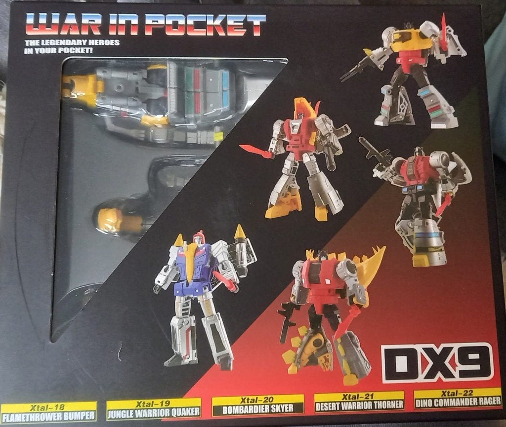 DX9 War in Pocket Dinobots set - Transformers, Verzamelen, G1, Ophalen of Verzenden, Nieuw, Autobots