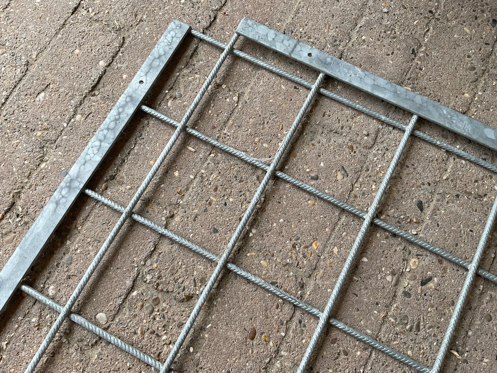 Stevig gegalvaniseerd hekwerk 75x75 cm, Ophalen, Gebruikt, Overige typen