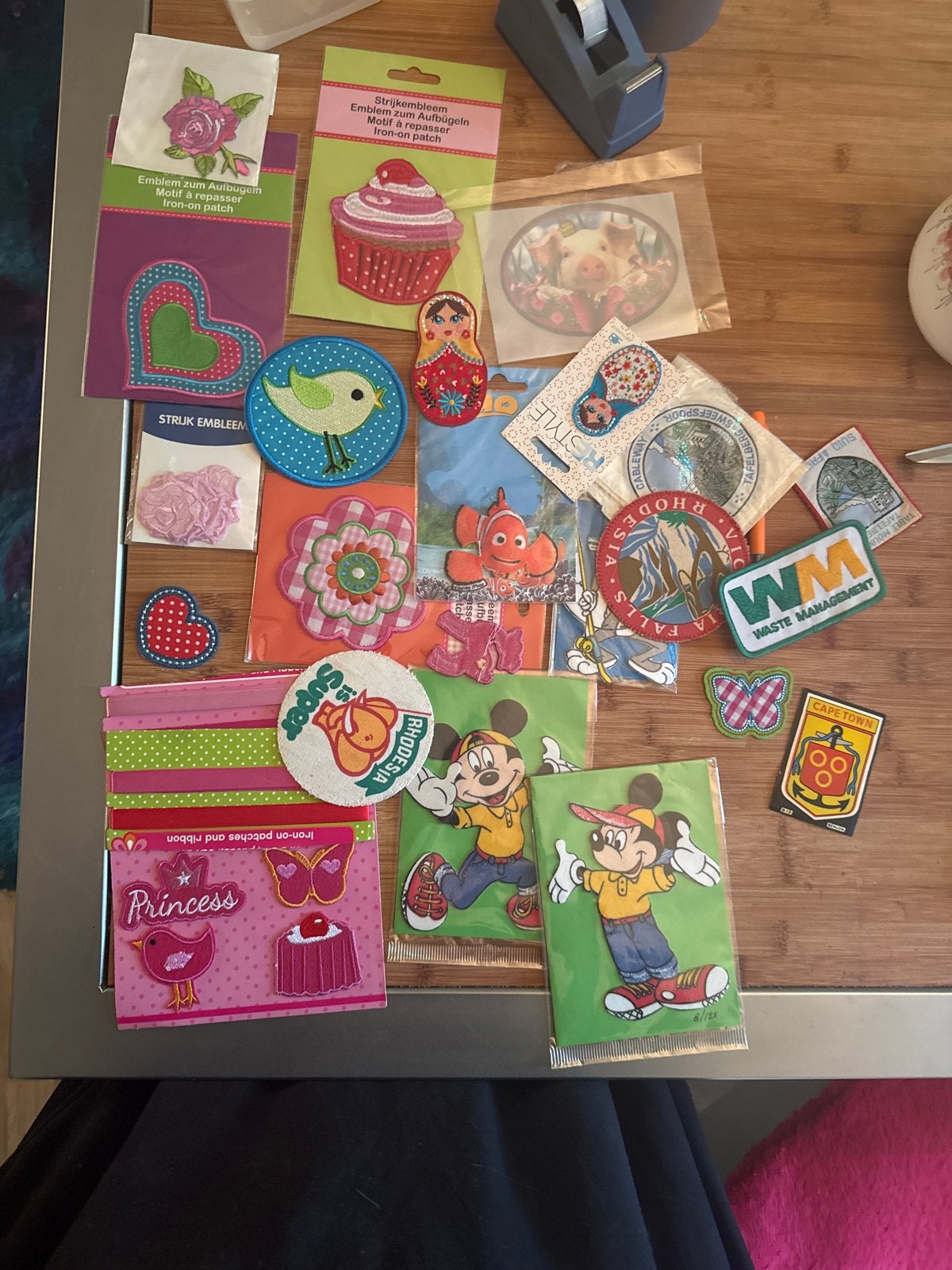 Nieuwe textielstickers / opstrijkapplicaties, diverse groott, Hobby en Vrije tijd, Ophalen of Verzenden, Nieuw, Overige applicaties