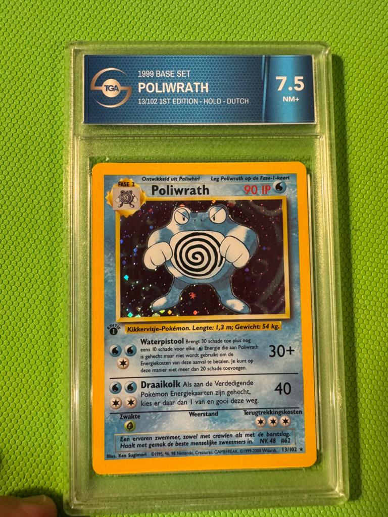 13/102 - Poliwrath - 1st Edition -NL - Mint!, Ophalen of Verzenden, Zo goed als nieuw