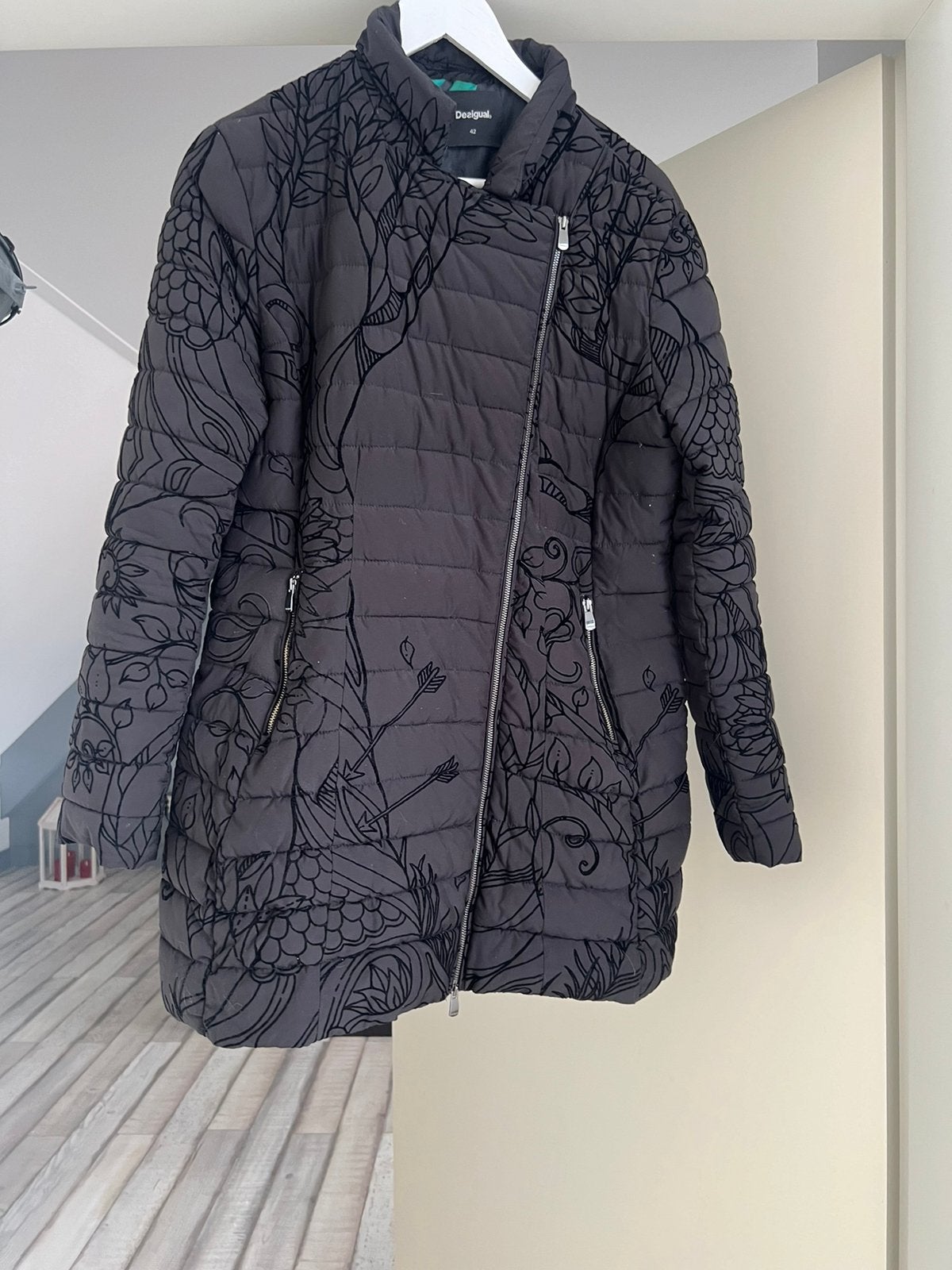 Jas Desigual, Kleding | Dames, Ophalen of Verzenden, Gedragen, Maat 38/40 (M), Zwart