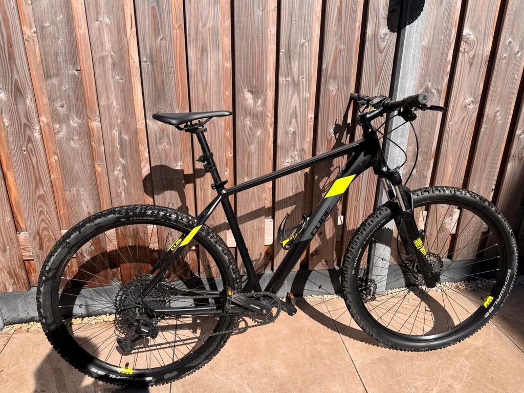 🚲 Cube Analog 2020 – Black/Flashyellow, Fietsen en Brommers, Fietsen | Mountainbikes en ATB, 57 cm of meer, Heren, Zo goed als nieuw
