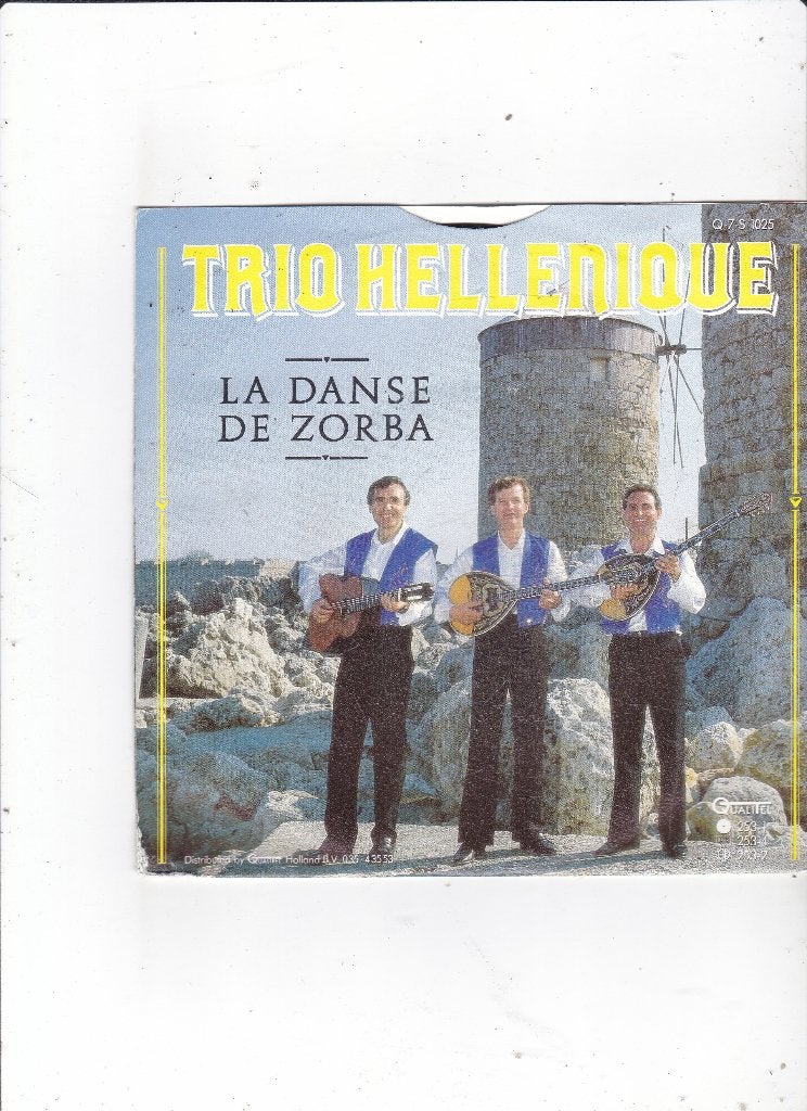 7" Single Trio Hellenique - La dance De Zorba, Cd's en Dvd's, Gebruikt, 7 inch, Single, Dance