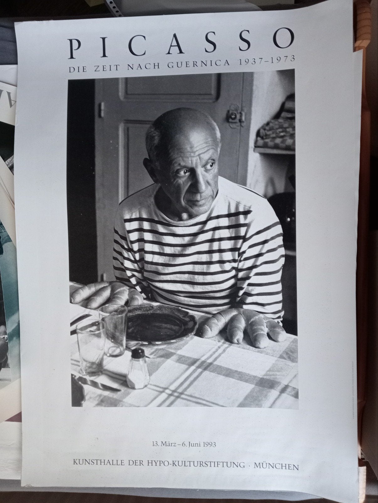 Robert Doisneau 'Le pain de Picasso' affiche, Ophalen of Verzenden