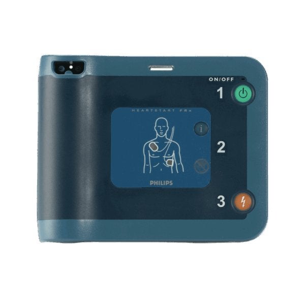 Phillips Heartstart FRX, defibrilator AED. € 300,00, Ophalen of Verzenden, Zo goed als nieuw