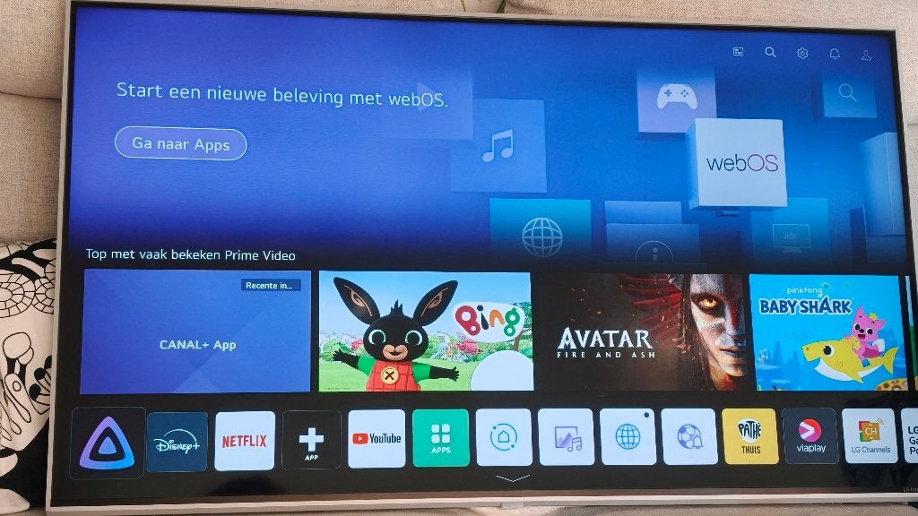 43'' LG 4K NanoCell TV NANO77, Ophalen, LED, Zo goed als nieuw, 100 Hz
