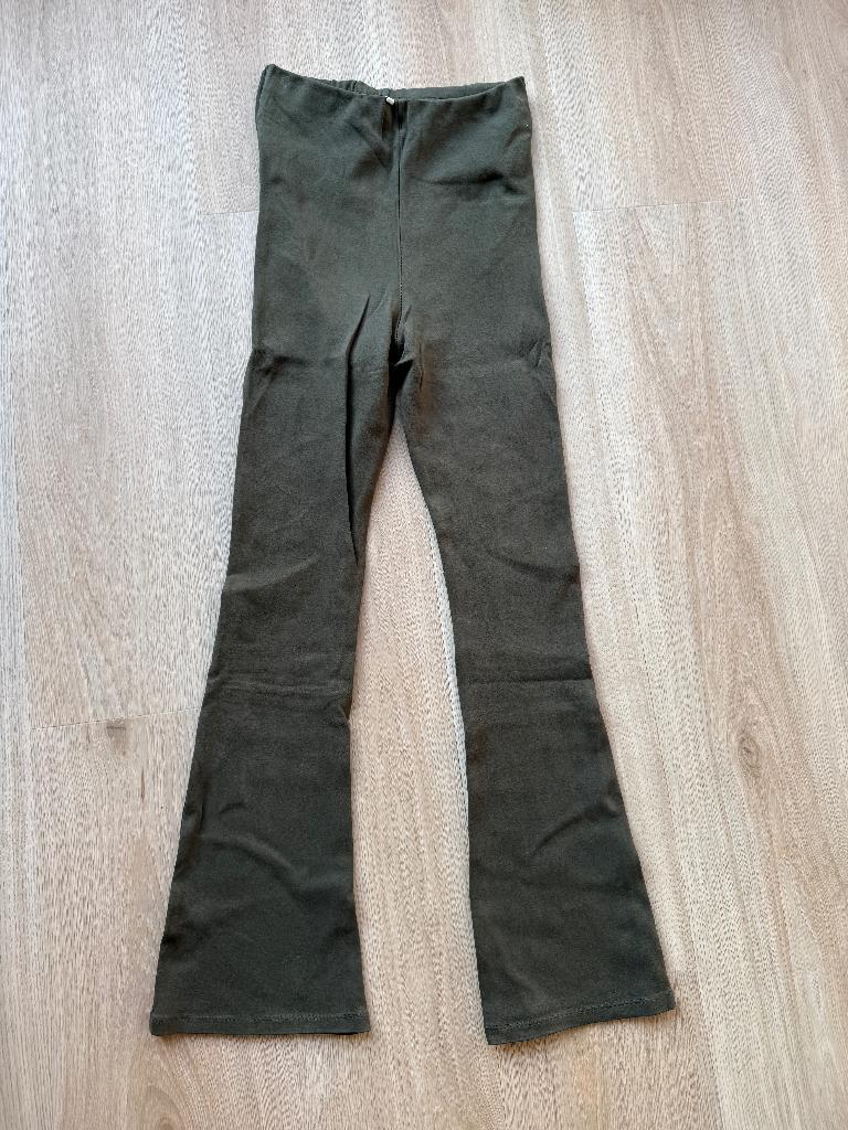 Noppies olijfgroene zwangerschapsbroek flared, maat xs, Ophalen of Verzenden, Zo goed als nieuw, Noppies, Maat 34 (XS) of kleiner