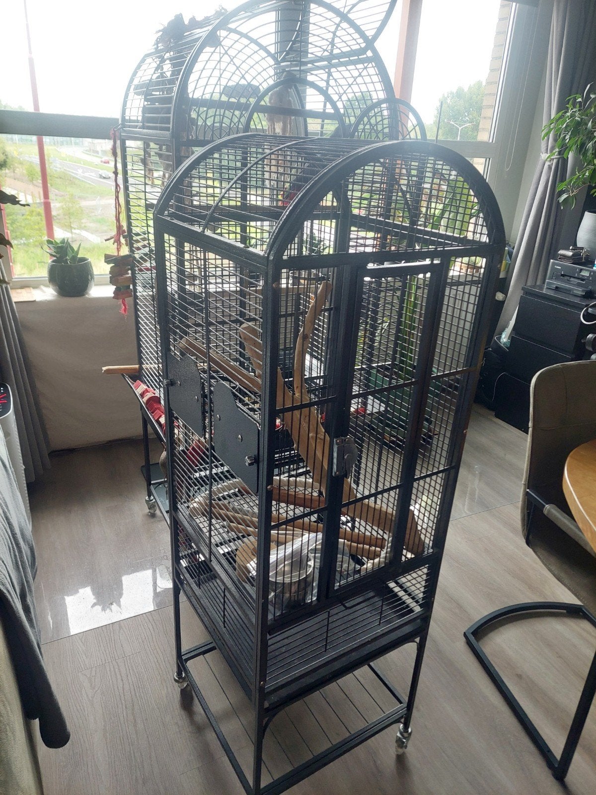 vogelkooi, Ophalen, Zo goed als nieuw, Metaal, Vogelkooi