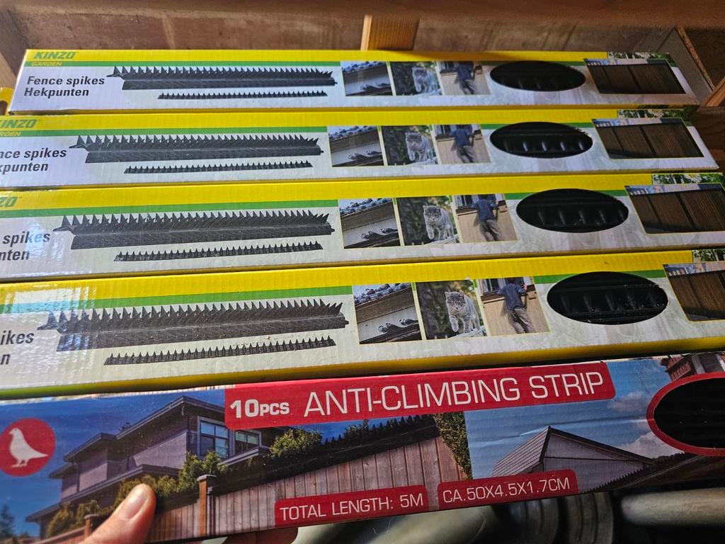 Hekpunten / antiklimstrip. nieuw. 5 verpakkingen., Ophalen, Nieuw, IJzer
