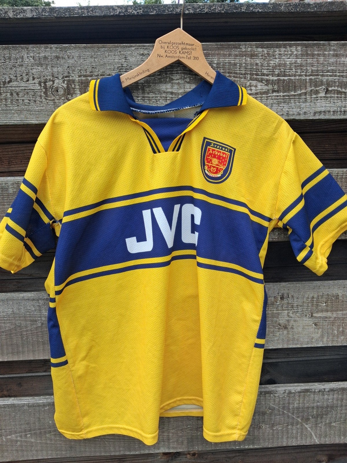 Arsenal uitshirt Overnars nr 11, Sport en Fitness, Voetbal, Ophalen of Verzenden, Gebruikt, Shirt