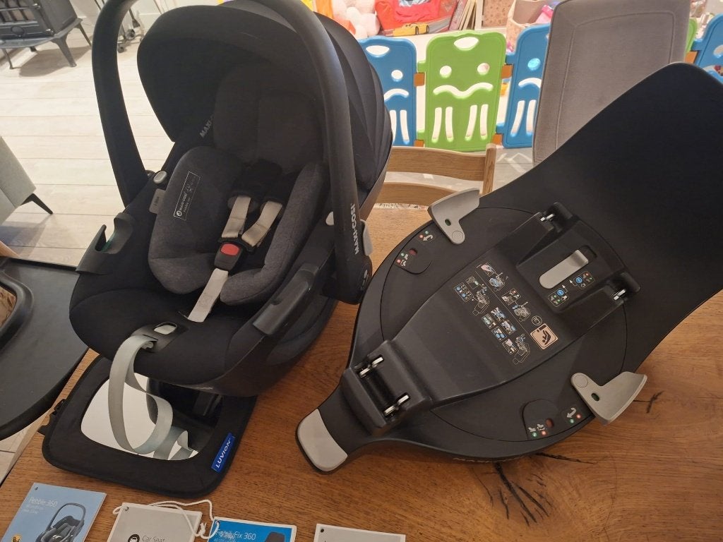 Maxi-Cosi Pebble 360 family met 360 isofix, Ophalen, Zo goed als nieuw, Isofix, 0 t/m 13 kg