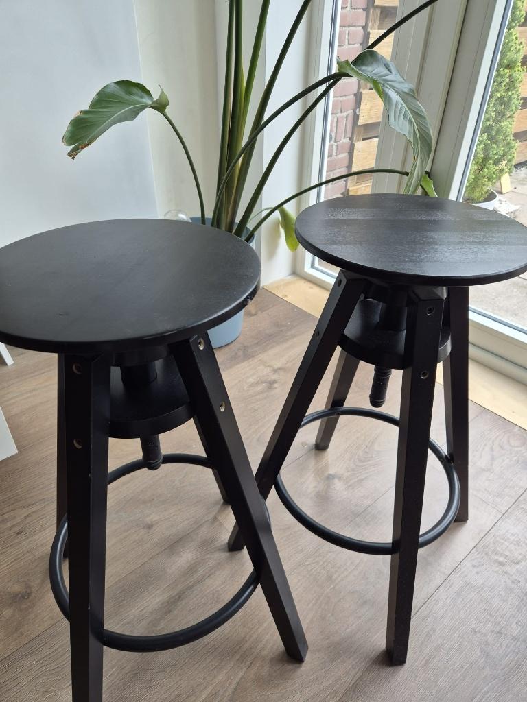 IKEA Dalfred, Huis en Inrichting, Barkrukken, Ophalen, Gebruikt, 60 tot 90 cm, Hout