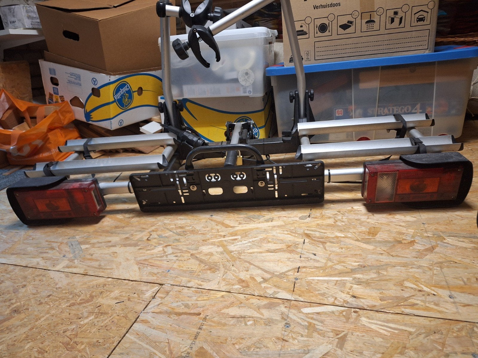 Uebler Fietsendrager voor 2 fietsen - Trekhaakdrager, Auto diversen, Fietsendragers, Gebruikt, Trekhaakdrager, 2 fietsen, Elektrische fiets