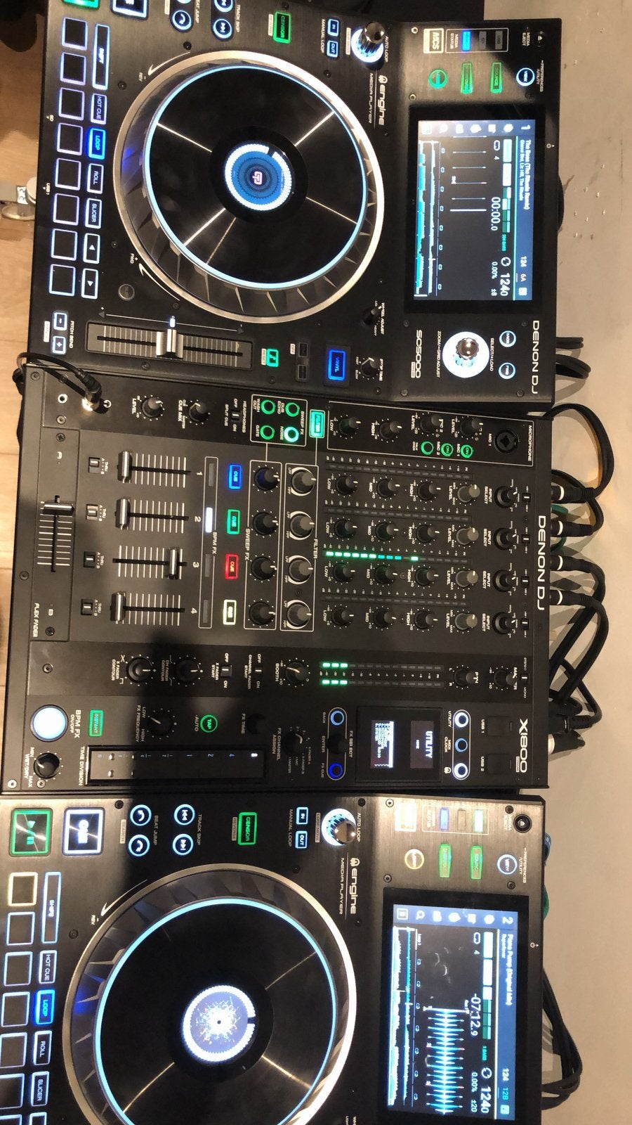 DENON X 1800  2 x SC 5000, Ophalen, Zo goed als nieuw, Denon