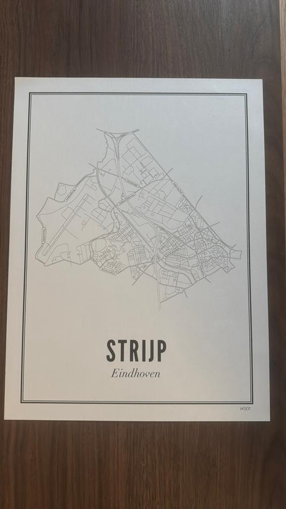 Wijck poster Eindhoven Strijp, Ophalen of Verzenden, Zo goed als nieuw