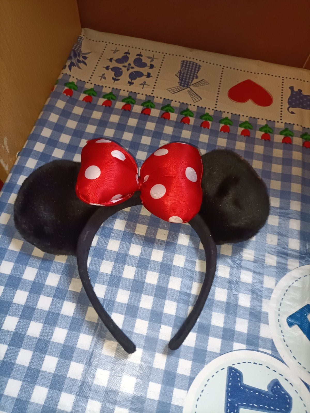 Disneyland Paris Minnie Mouse haarband oren *, Ophalen of Verzenden, Mickey Mouse, Zo goed als nieuw