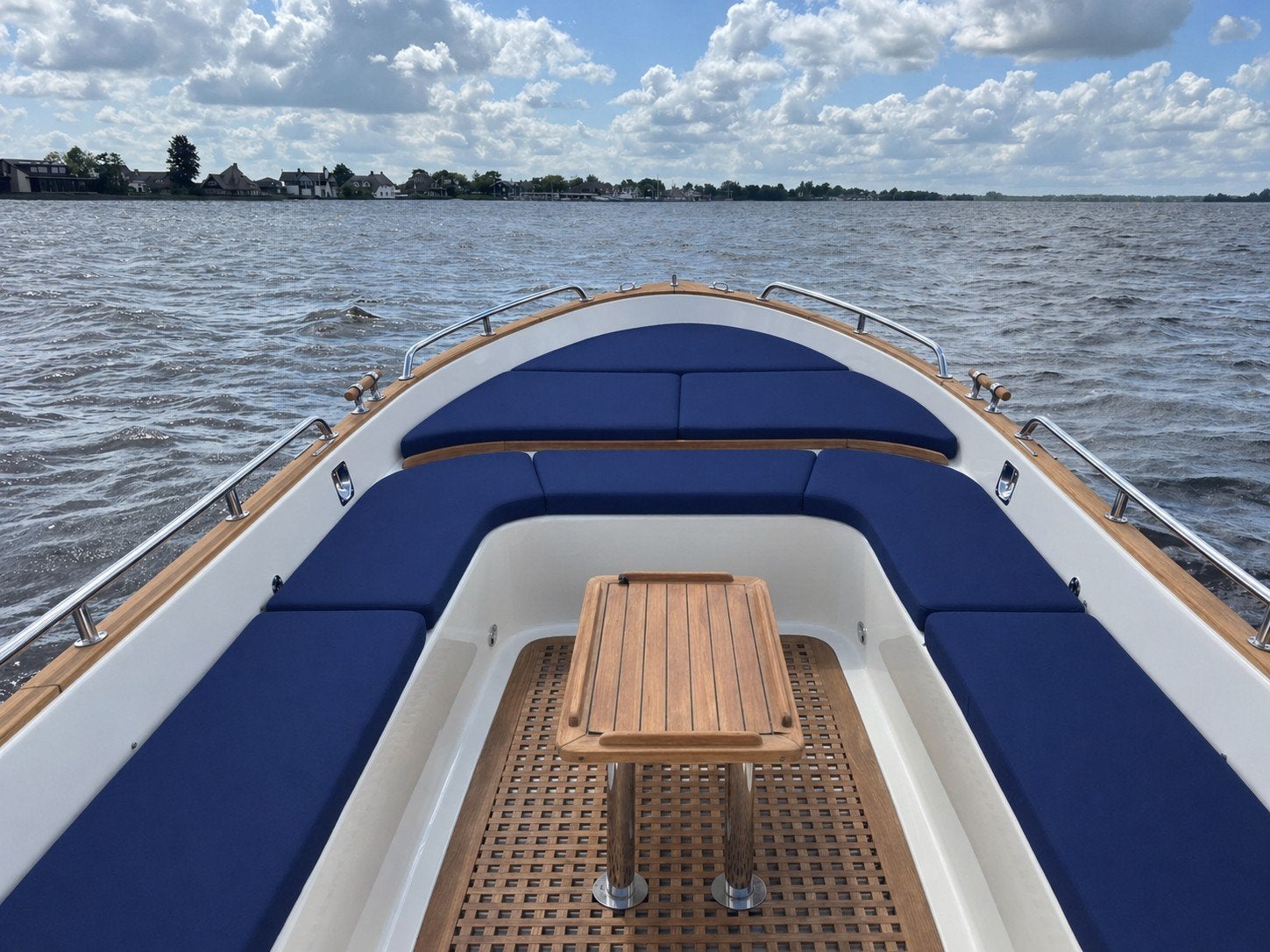 boot bekleden, Ophalen, Motorboot