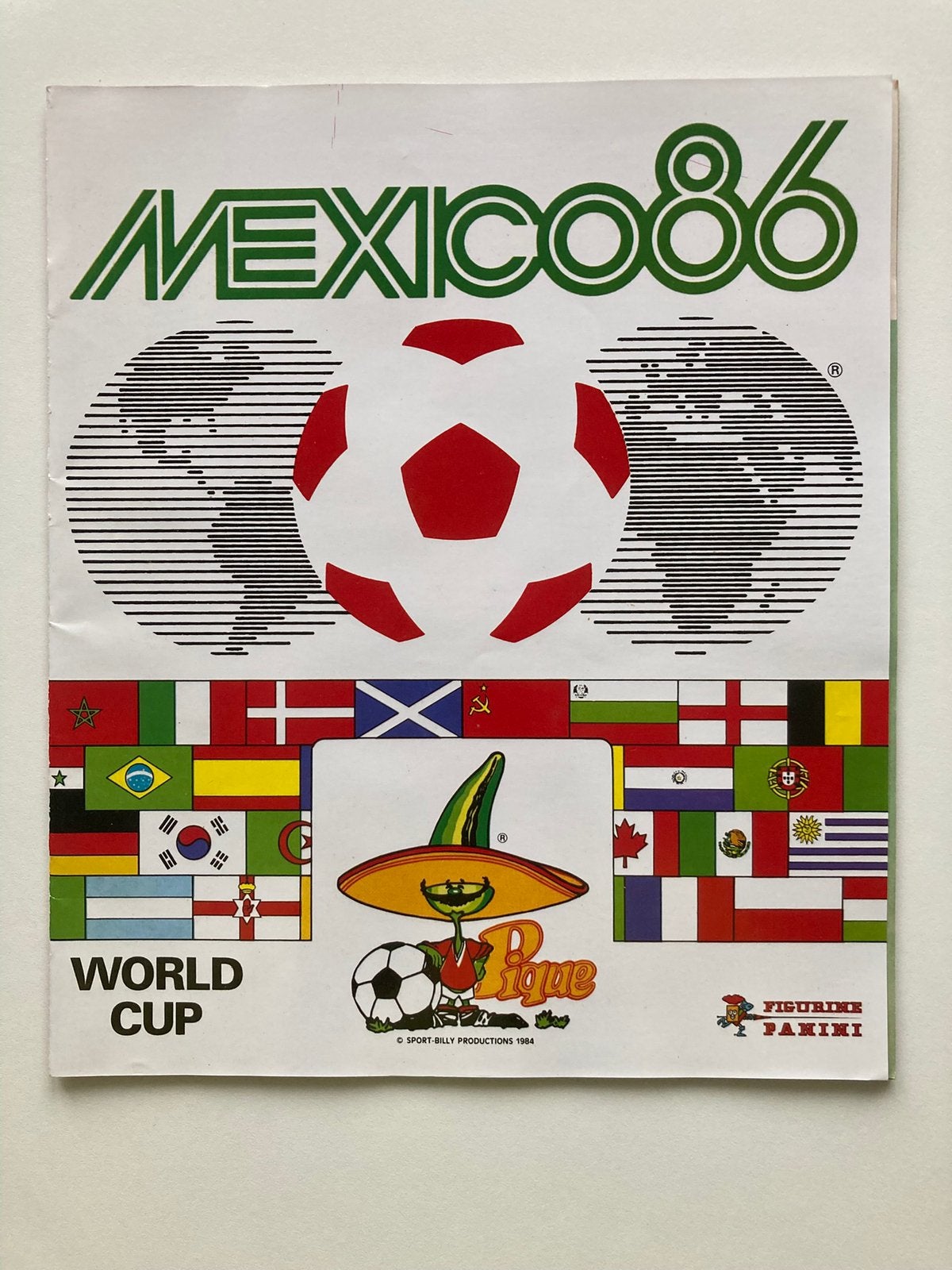 Panini Mexico 86 - WK 1986 - Officiële Herdruk, Ophalen of Verzenden, Zo goed als nieuw, Buitenlandse clubs, Poster, Plaatje of Sticker