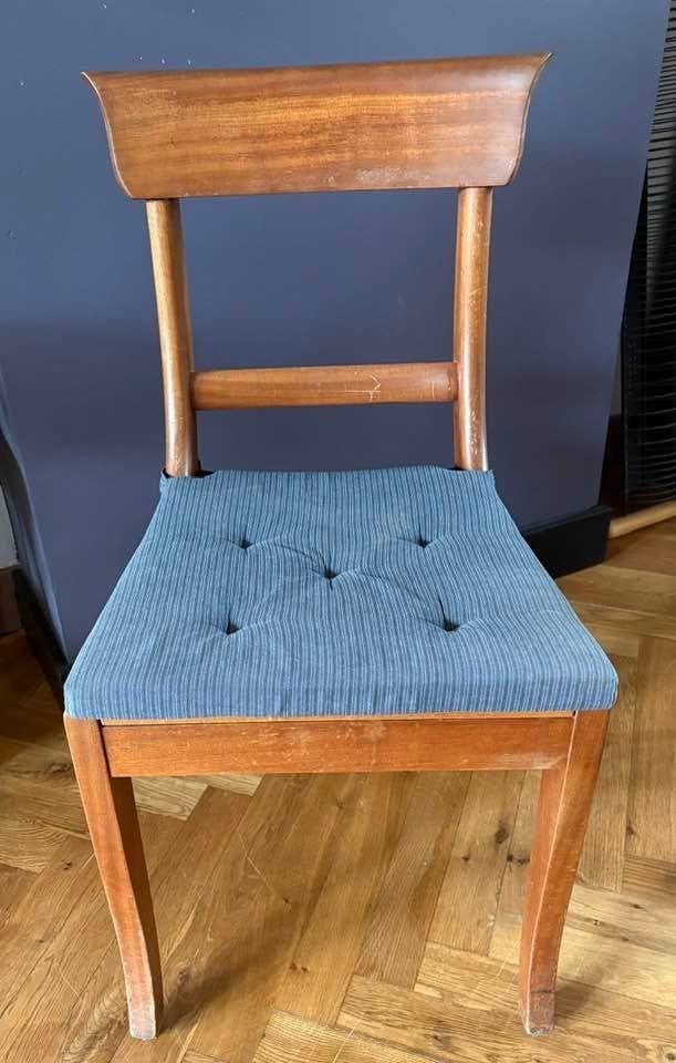 Zes zeer nette eetkamerstoelen, Huis en Inrichting, Stoelen, Ophalen, Gebruikt, Bruin, Vijf, Zes of meer stoelen