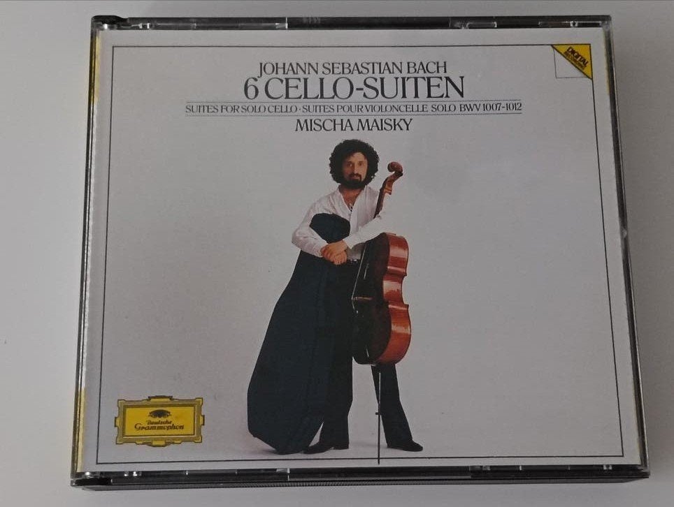 Bach: 6 Cellosuites - Mischa Maisky (2CD Boxset), Kamermuziek, Boxset, Inclusief doosje, Ophalen of Verzenden